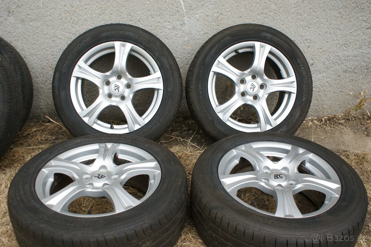 R16 alu kol na vozy Ford Volvo letni pneu 215/55/16