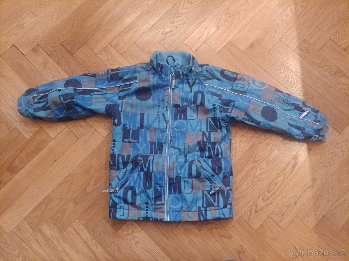 Zimní bunda 116 dobrý stav