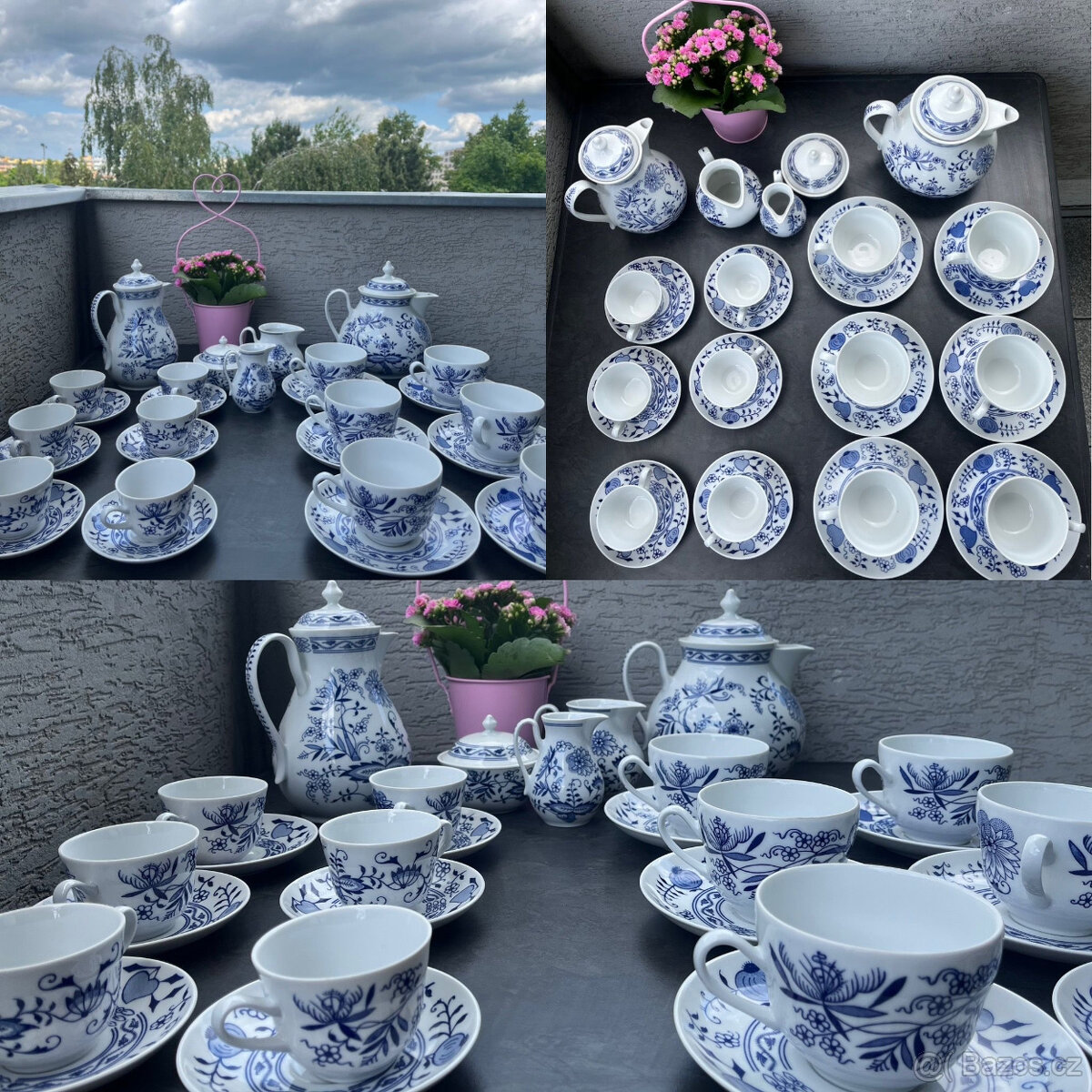 Set Bohemia Inglazed - Made in Czechoslovakia