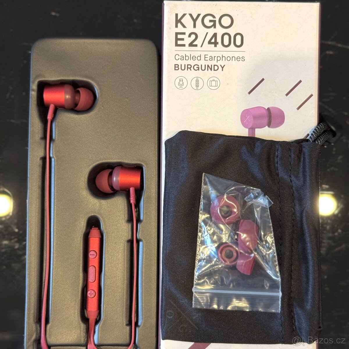 KYGO E2/400 INEAR EARPHONES BURGUNDY