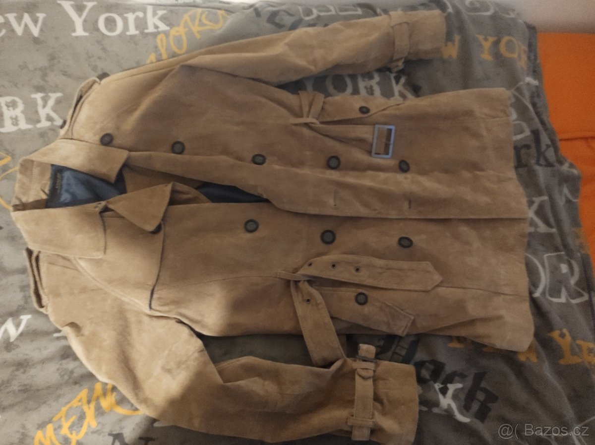 Kožený kabát Zara Man