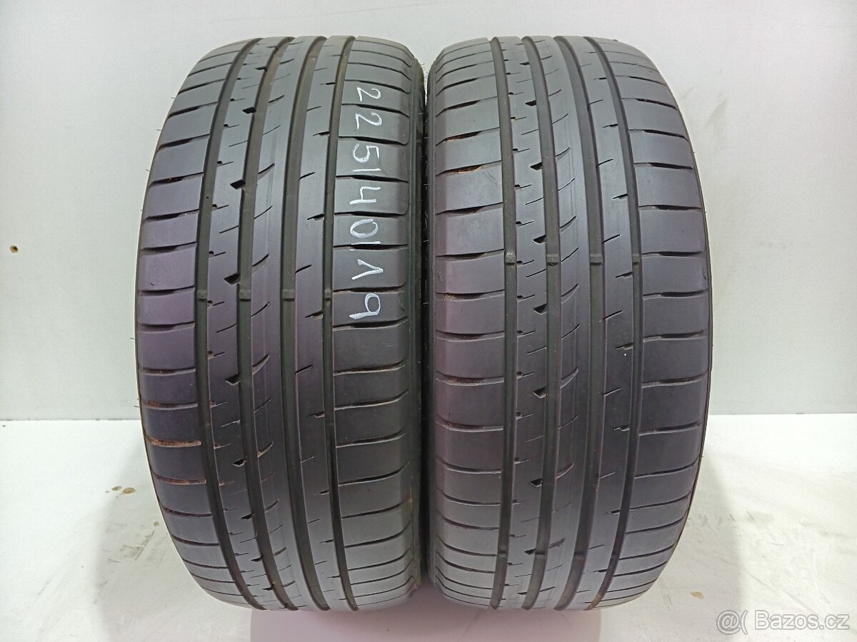 2ks letní pneu 225/40/19 GoodYear