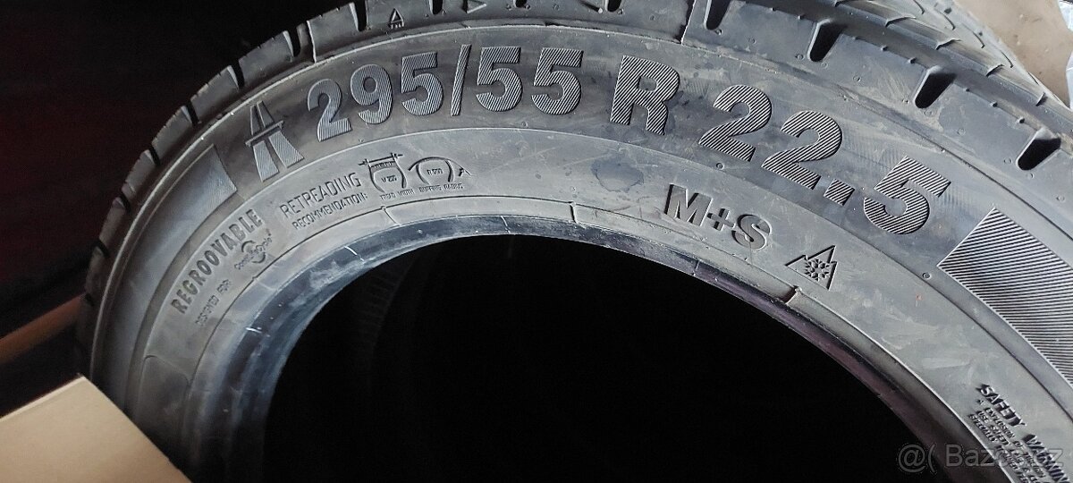 295/55/22,5 pneu záběrové