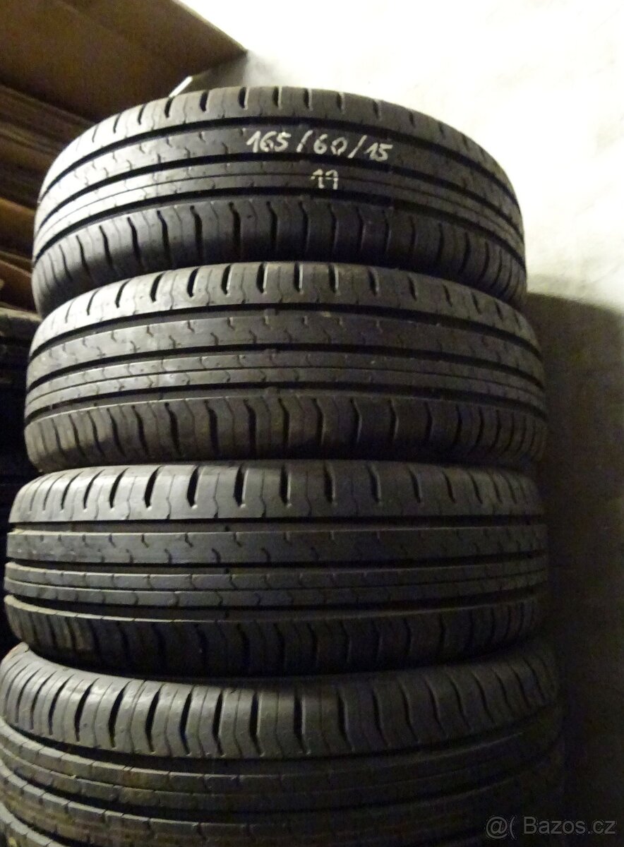 Letní pneu Continental Eco 5, 165/60/15, 4 ks, 7 mm