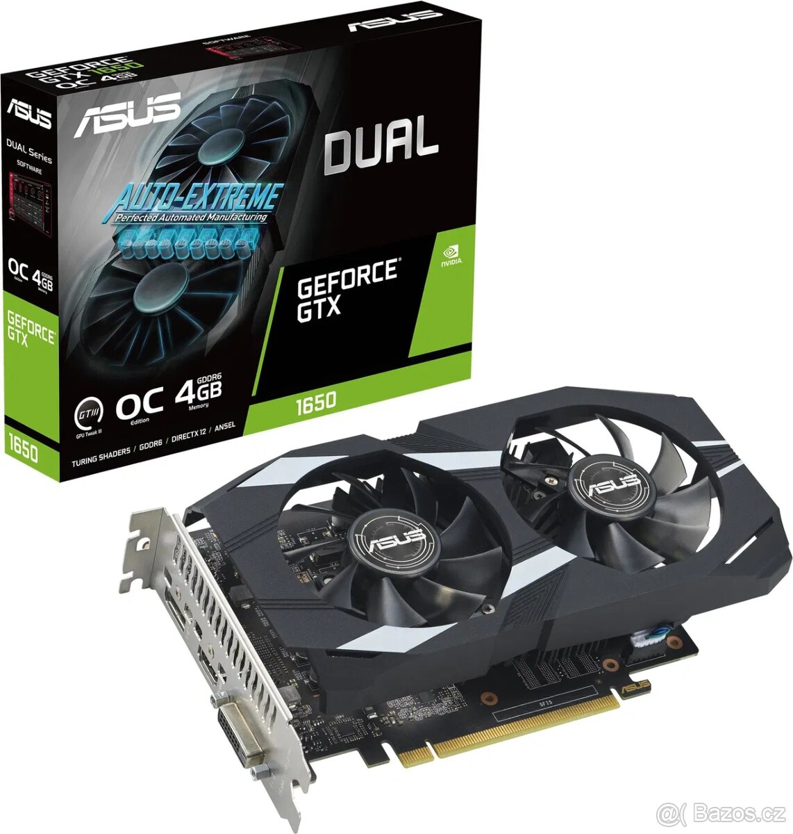 ASUS DUAL GeForce GTX 1650 4G OC GDDR6 EVO