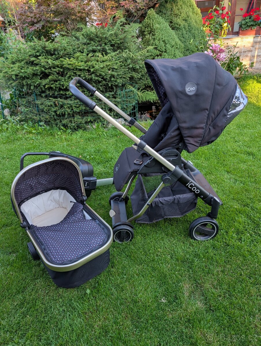 kočárek ICOO Acrobat XL Plus Trio Set, trojkombinace
