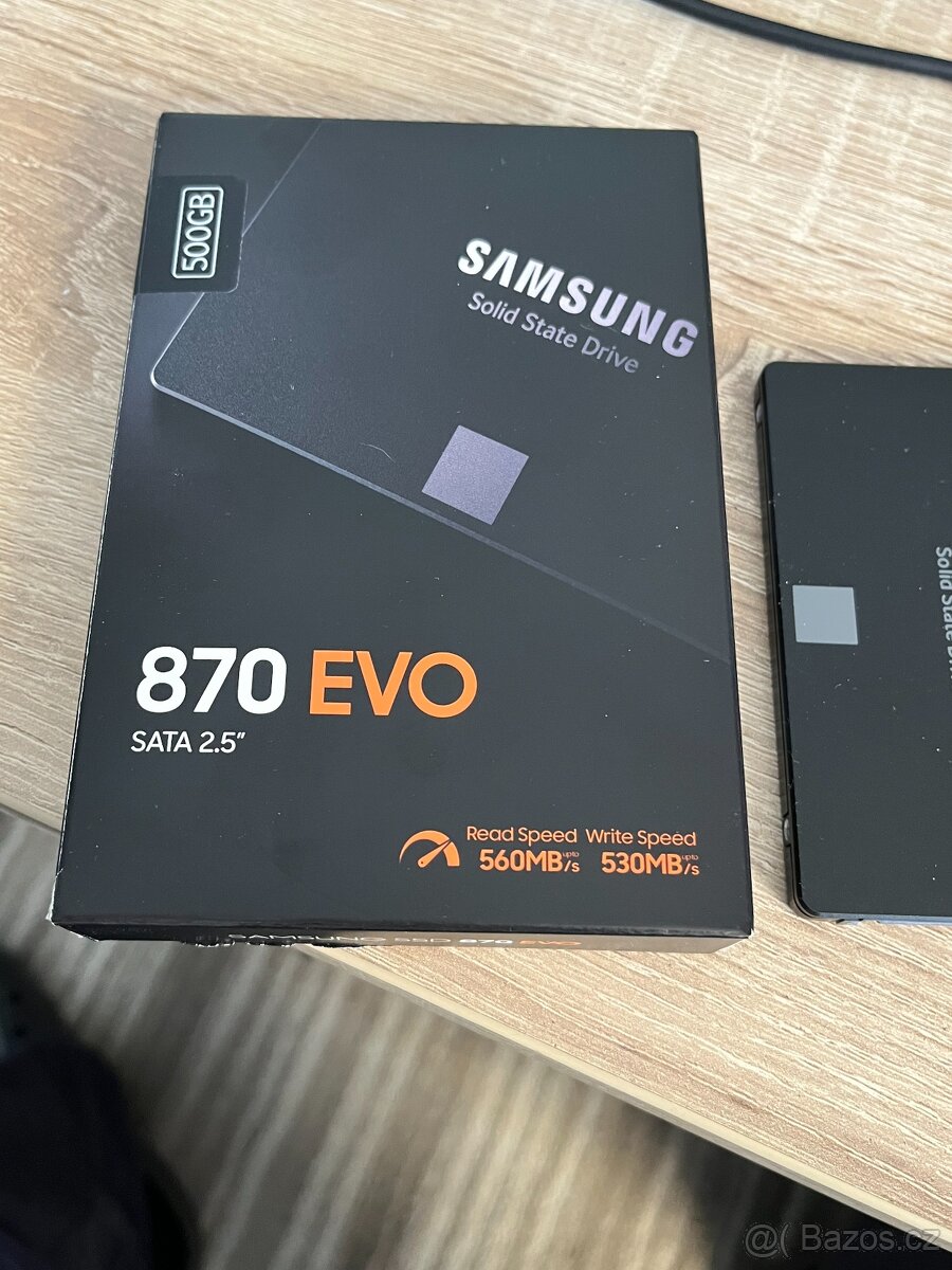 Rychlý a spolehlivý SSD disk 500 GB Samsung SSD 870 EVO 500G