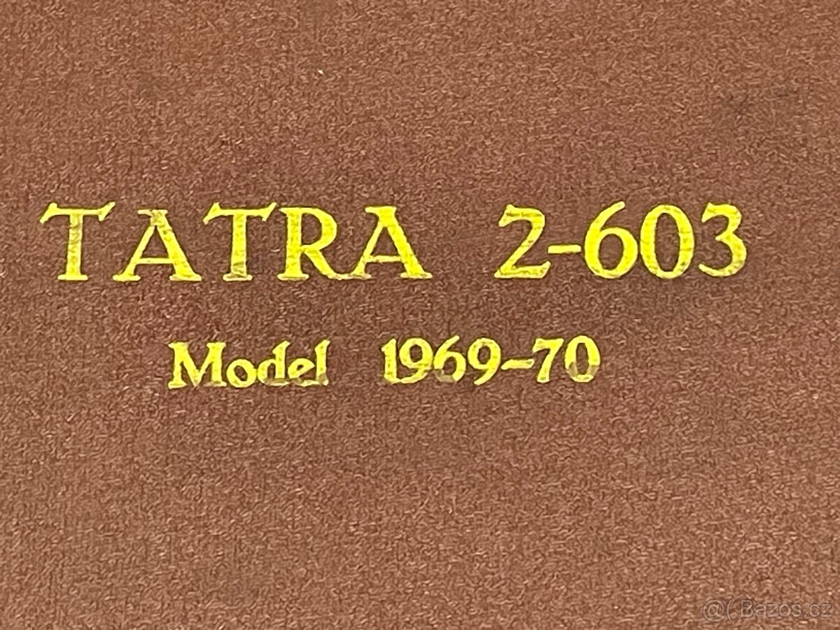 Tatra 603 katalog náhradních dílů
