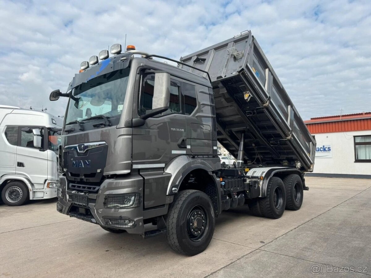 MAN TGS 33.510 6x6 / Sklápěč Meiller / Boardmatik