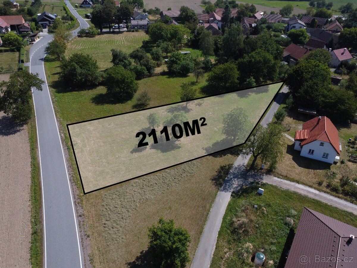 Prodej stavebního pozemku 2110 m Lično-Ostašovice