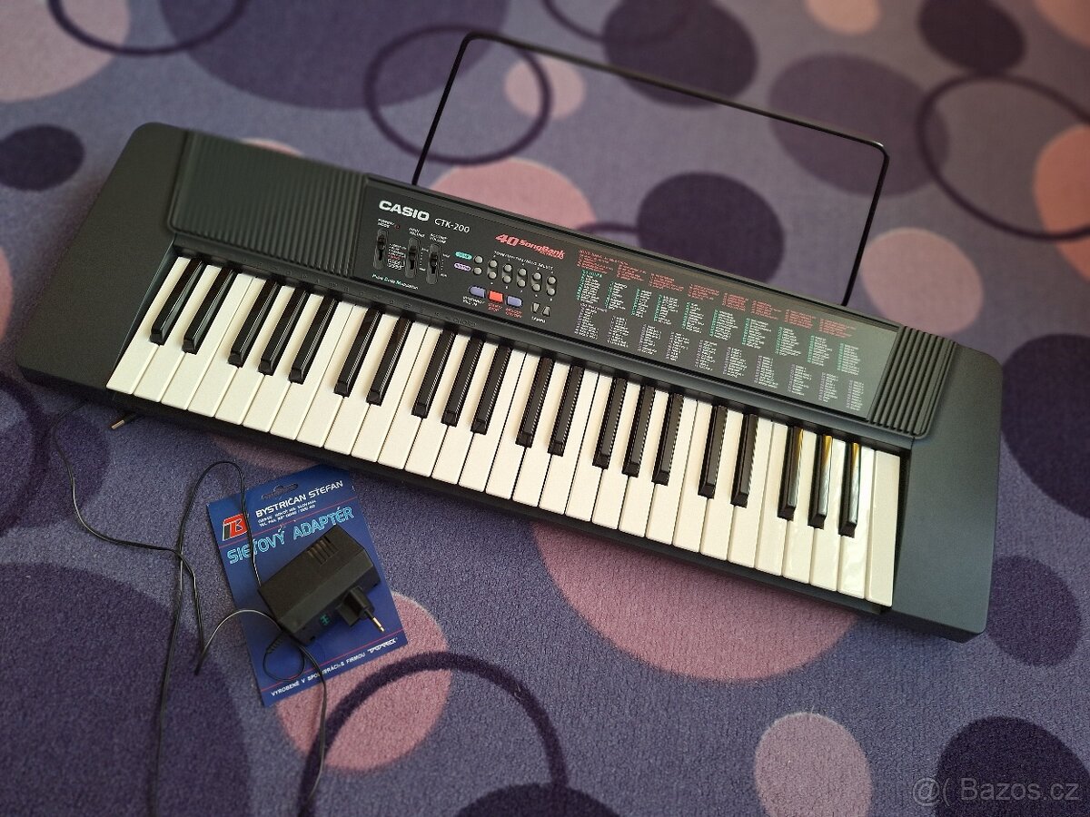 Elektronické klávesy Casio CTK 200