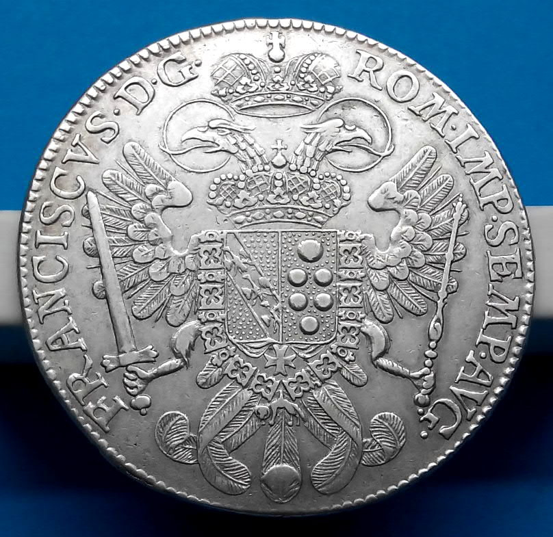 Stříbrná mince císař František Lotrinský