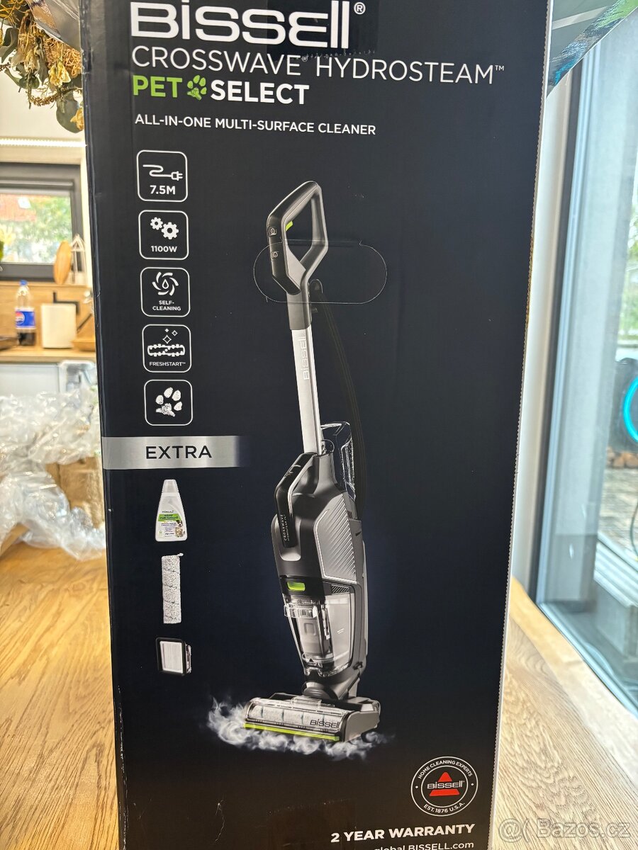 Vysavač BISSELL CrossWave HydroSteam Pet