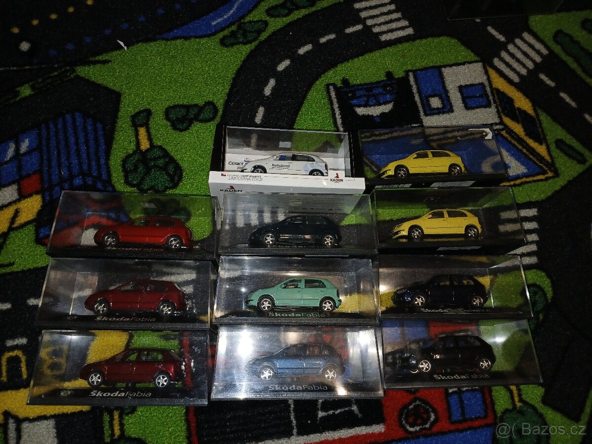 Modely skoda Fabia 1 hatchback 1:43 kaden