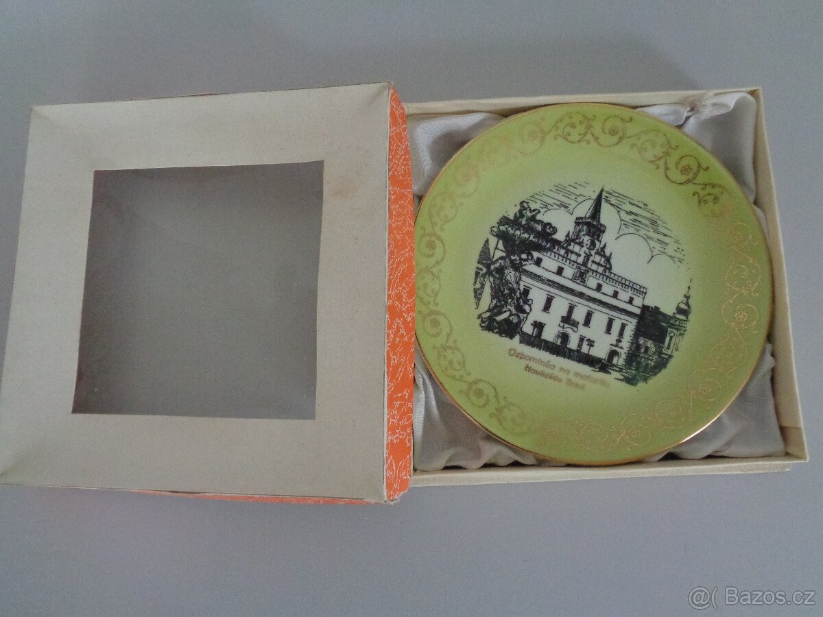 Starý památeční talířek