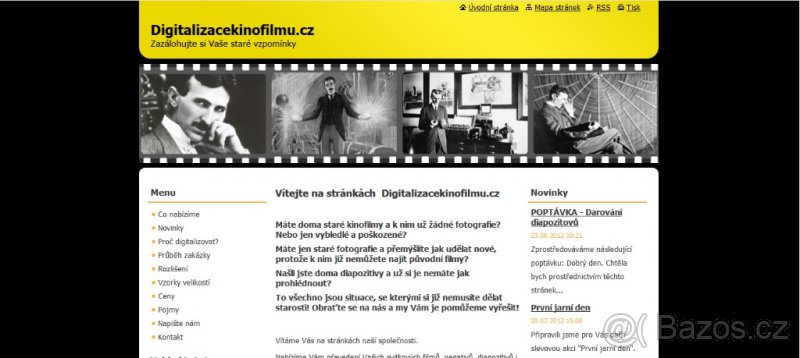 Prodám doménu Digitalizacekinofilmu.cz