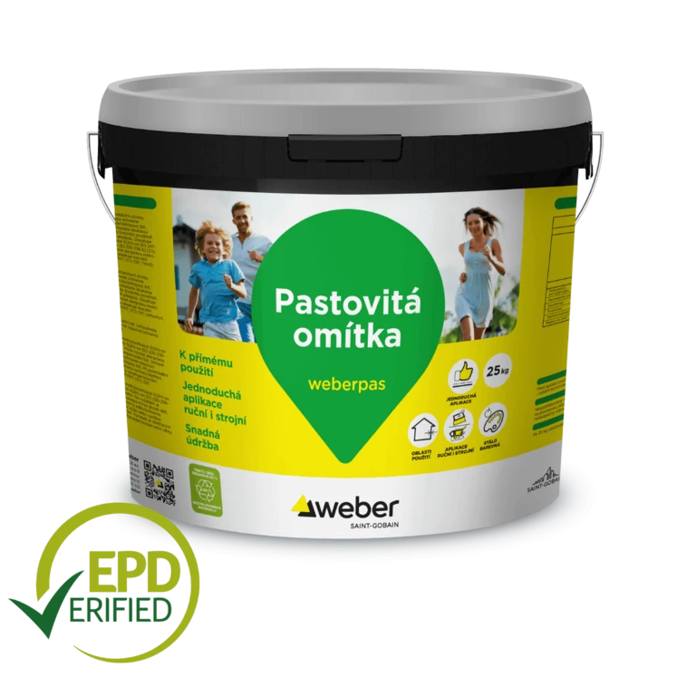 Omítka Weber pas Silikon 1,5 hnědá