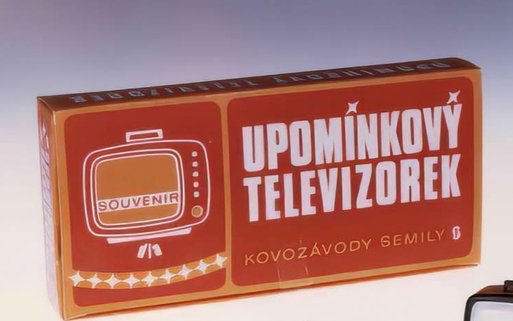 Retro krabička upomínkový televizorek