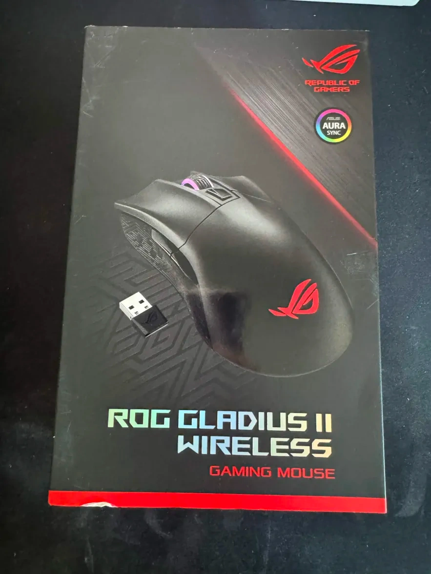 Bezdrátová herní myš ASUS ROG Gladius II Wireless