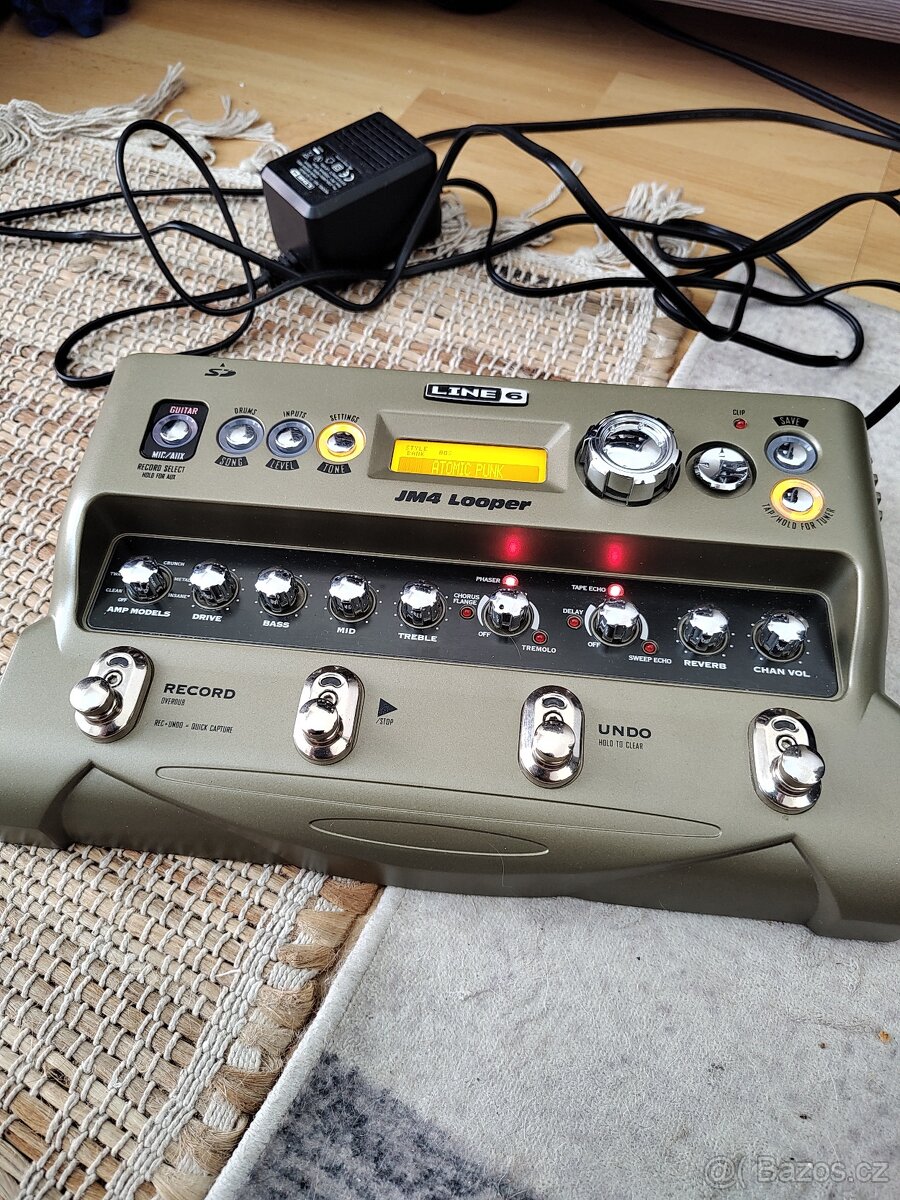 line 6 JM4 Looper top stav