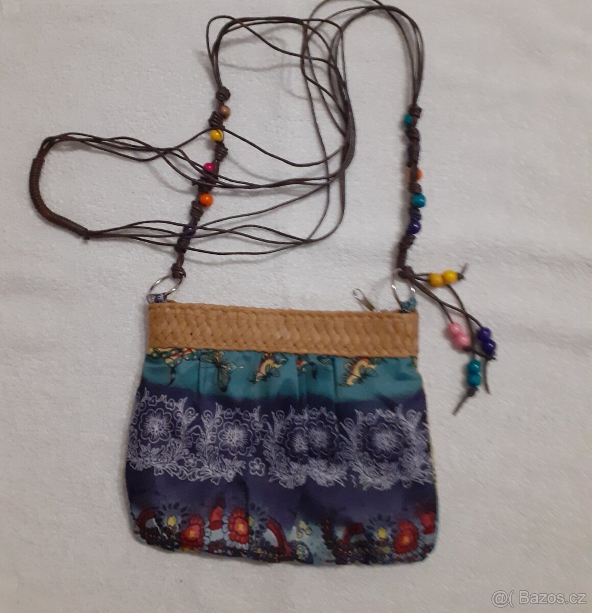 Nová látková crossbody kabelka