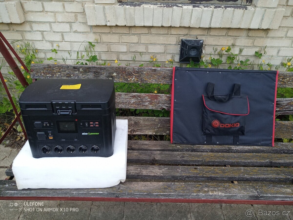 Nabíjecí stanice Alzapower Helios 1616wh + panel 200w