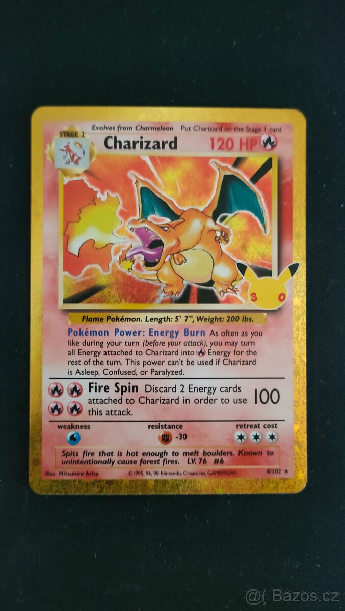 Pokemon tcg 30th - Charizard