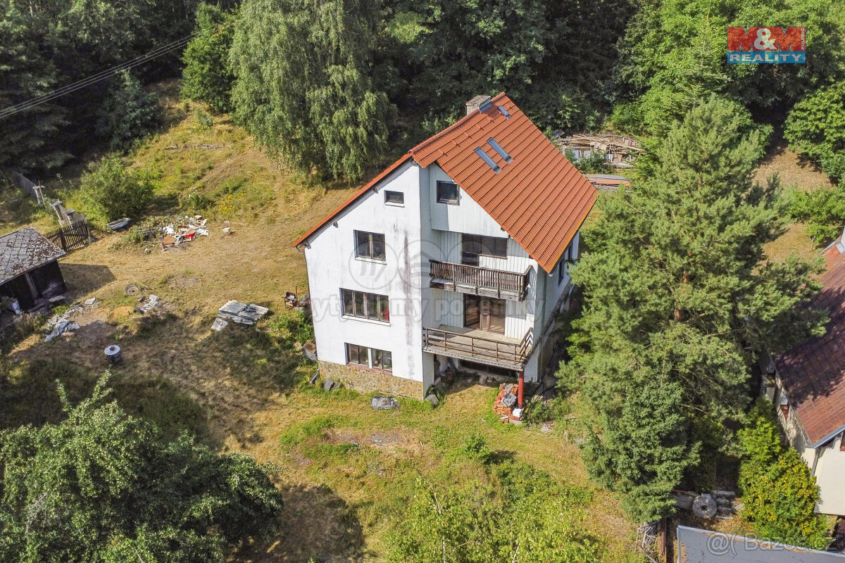 Prodej chaty 6+kk ve Stebnici u Lipové, zahrada 1703 m2