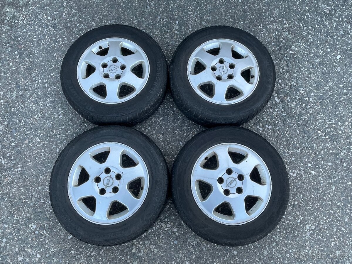 Sada alu kol Opel 5x110 r15 195/65r15