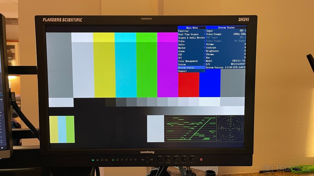 FLANDERS SCIENTIFIC DM 241, 10bit, 24" referenční monitor