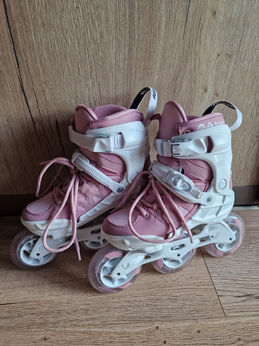 Kolečkové brusle Powerslide Phuzion Argon Rose 100 Trinity