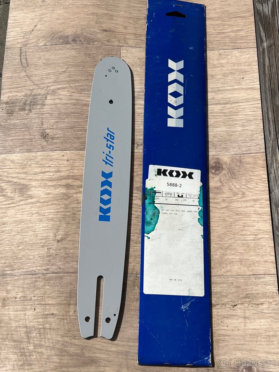KOX tri-star vodící lištu 3/8 1.3mm 35cm vhodná pro Stihl