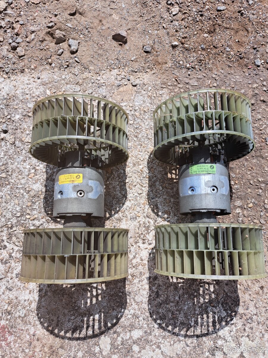 BMW e34 ventilátor topení, topení