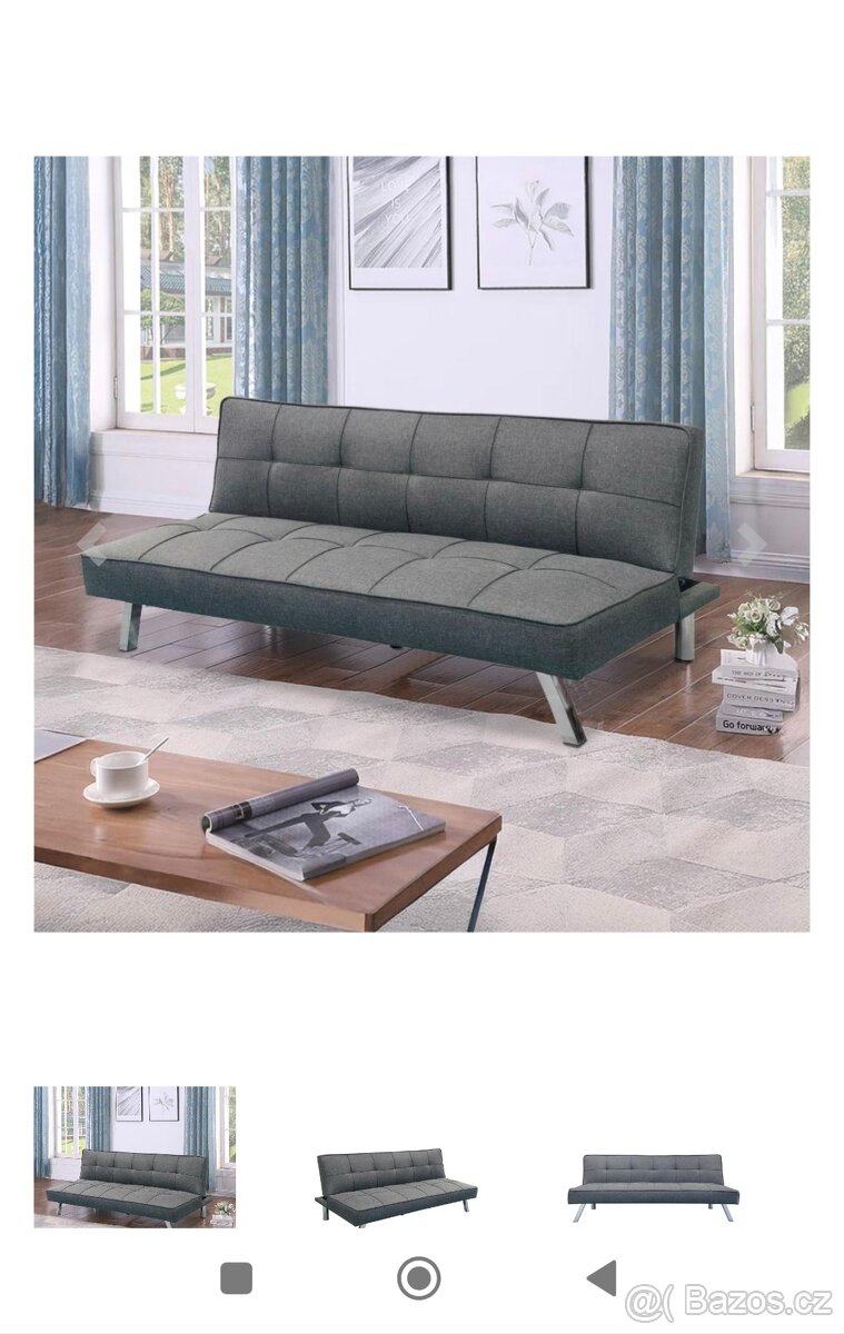 Sedačka rozkládací sofa nová zabalená