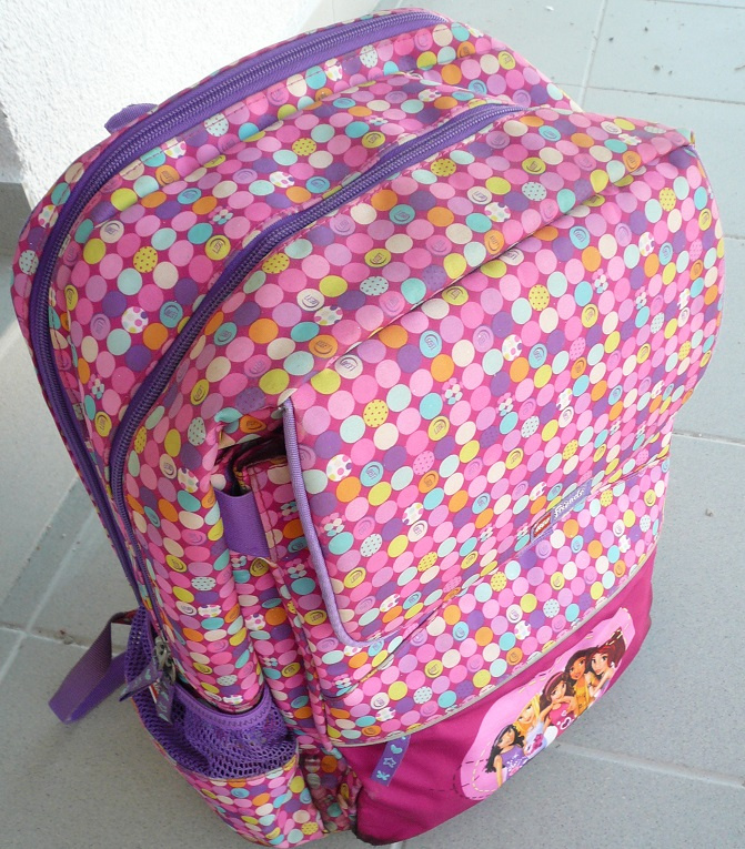 Moderní lehká ergonomická aktovka batoh Lego Friens