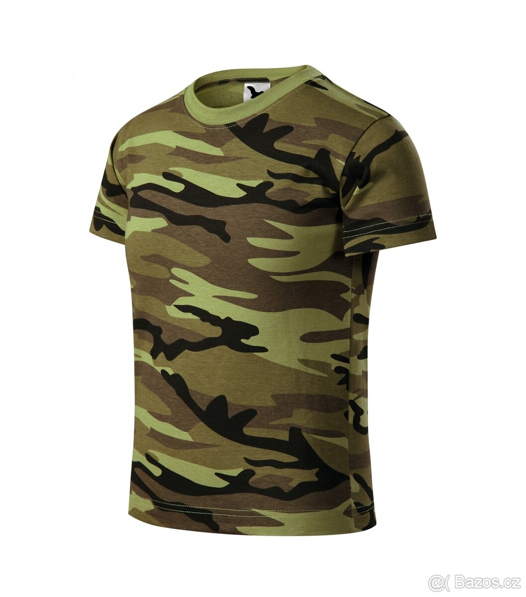 Triko dětské Malfini Camo - český vzor