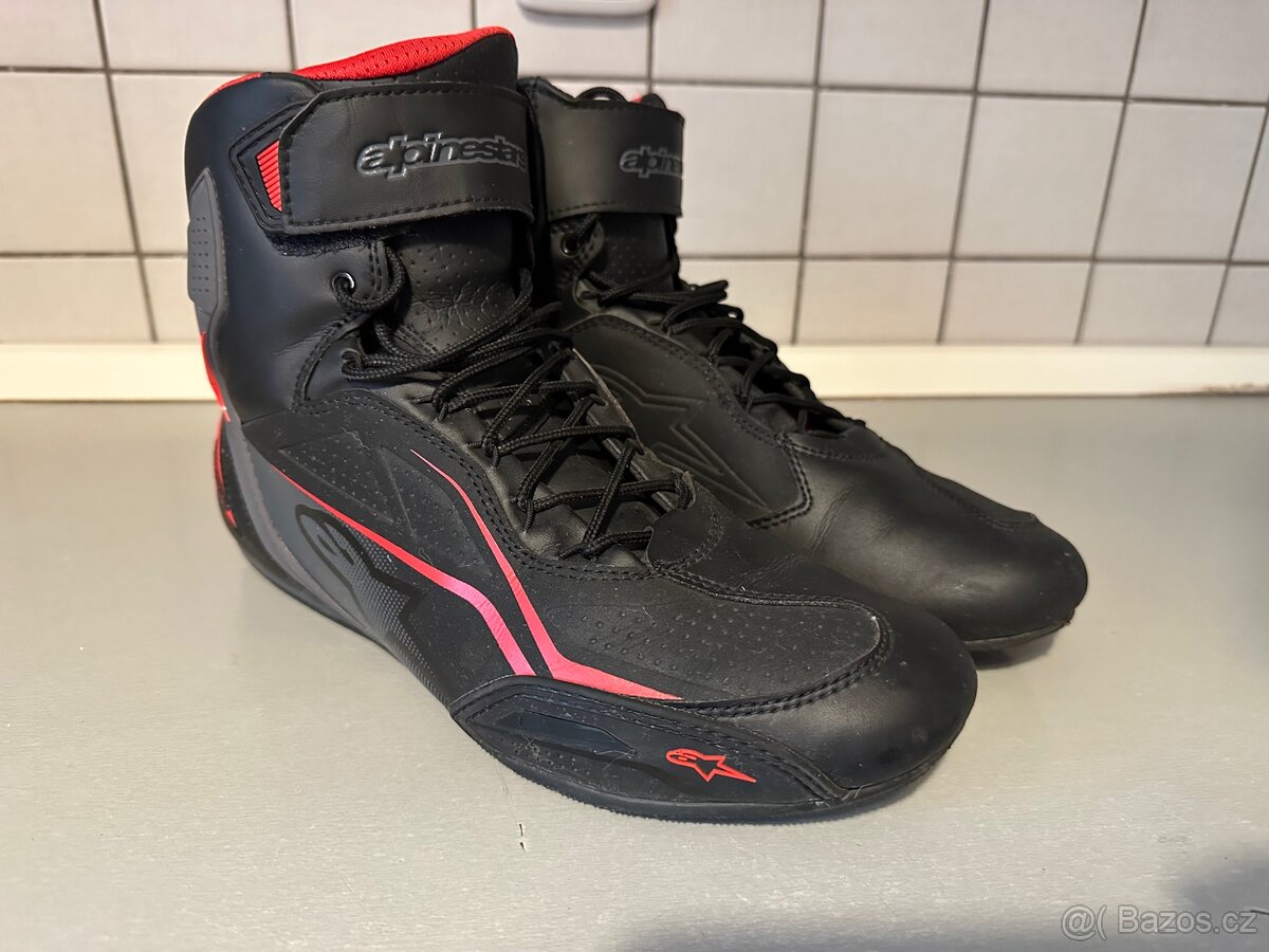 Boty na motorku Alpinestars Faster 3 RED