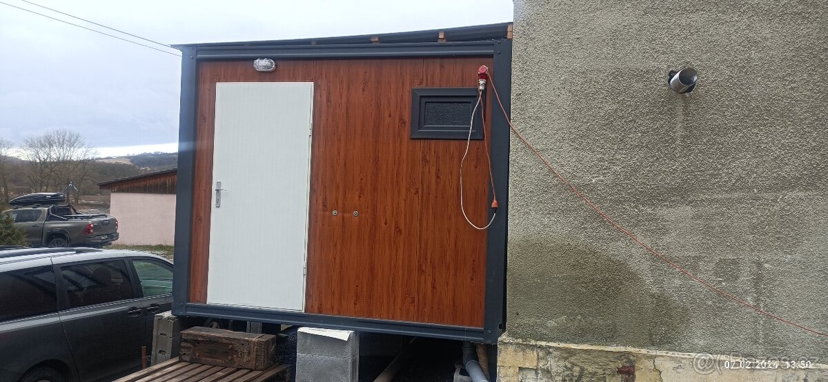Obytný kontejner 3x8m. 199 999 Kč. bez DPH