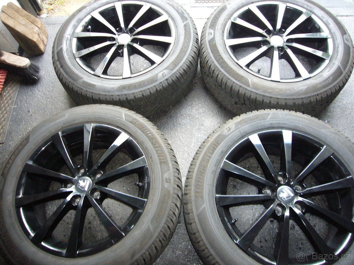 ZIMNÍ ALU KOLA DACIA DUSTER 17" 5x114,3 7" et-40,stř.-66,