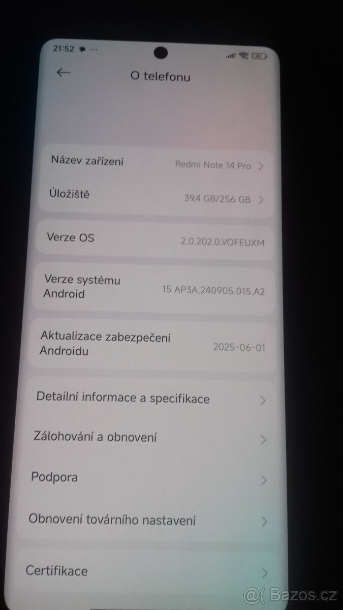 Xiaomi note 14 pro 8/256