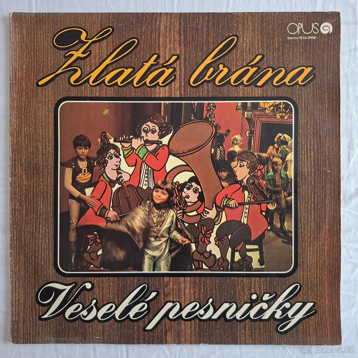 LP - Zlatá brána Veselé pesničky OPUS