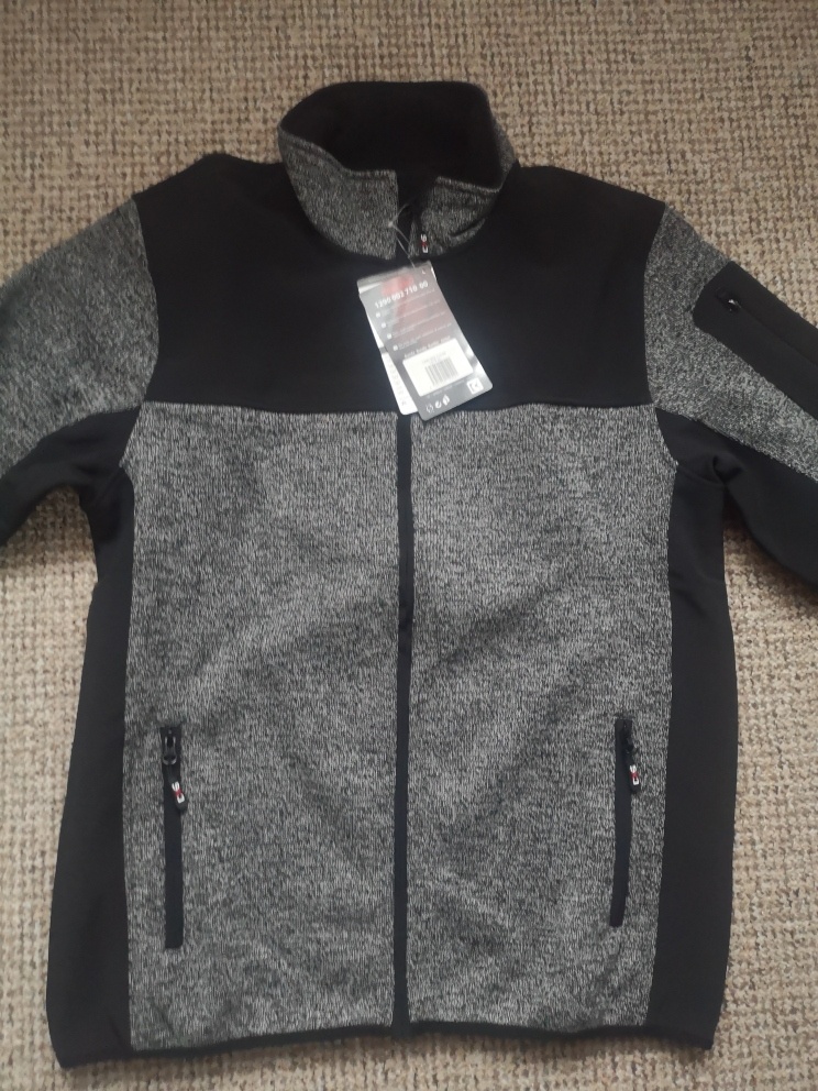 panská pletená softshellová bunda vel. L