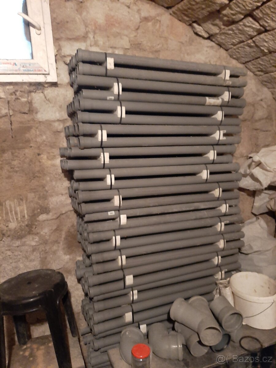 kanalizační potrubí HT 50mm a 1metr, nové