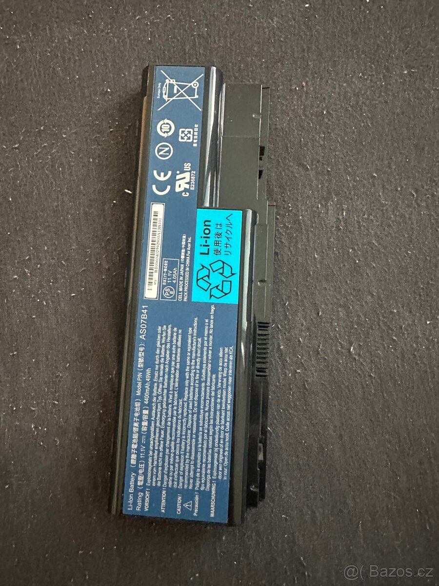 Вaterie pro notebooky Acer model AS07B41:
