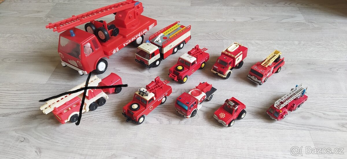 autíčka - angličáky Hasiči
