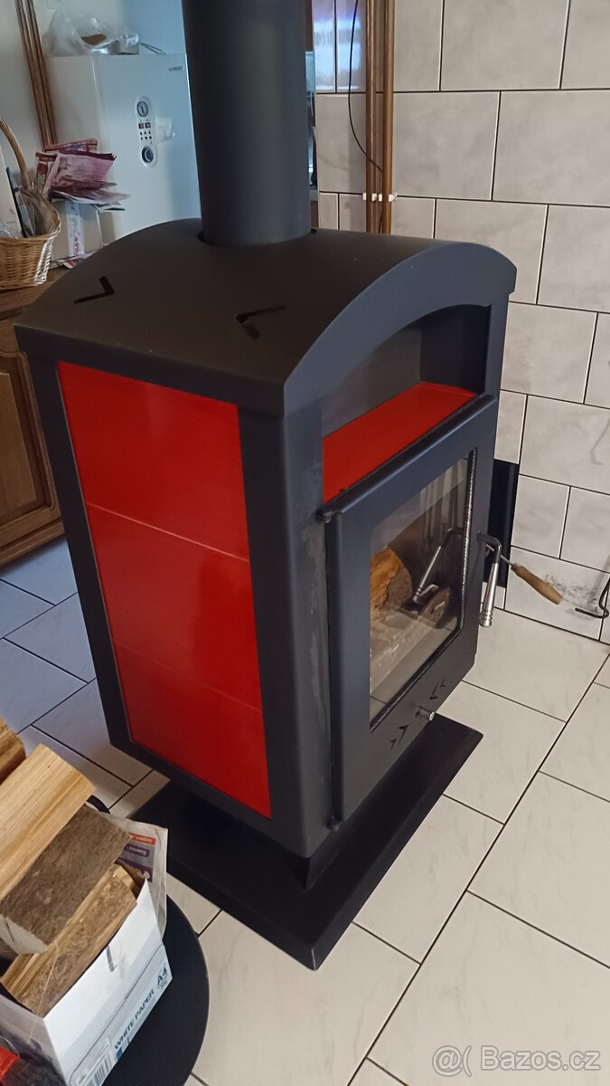 Krbová kamna s výměníkem