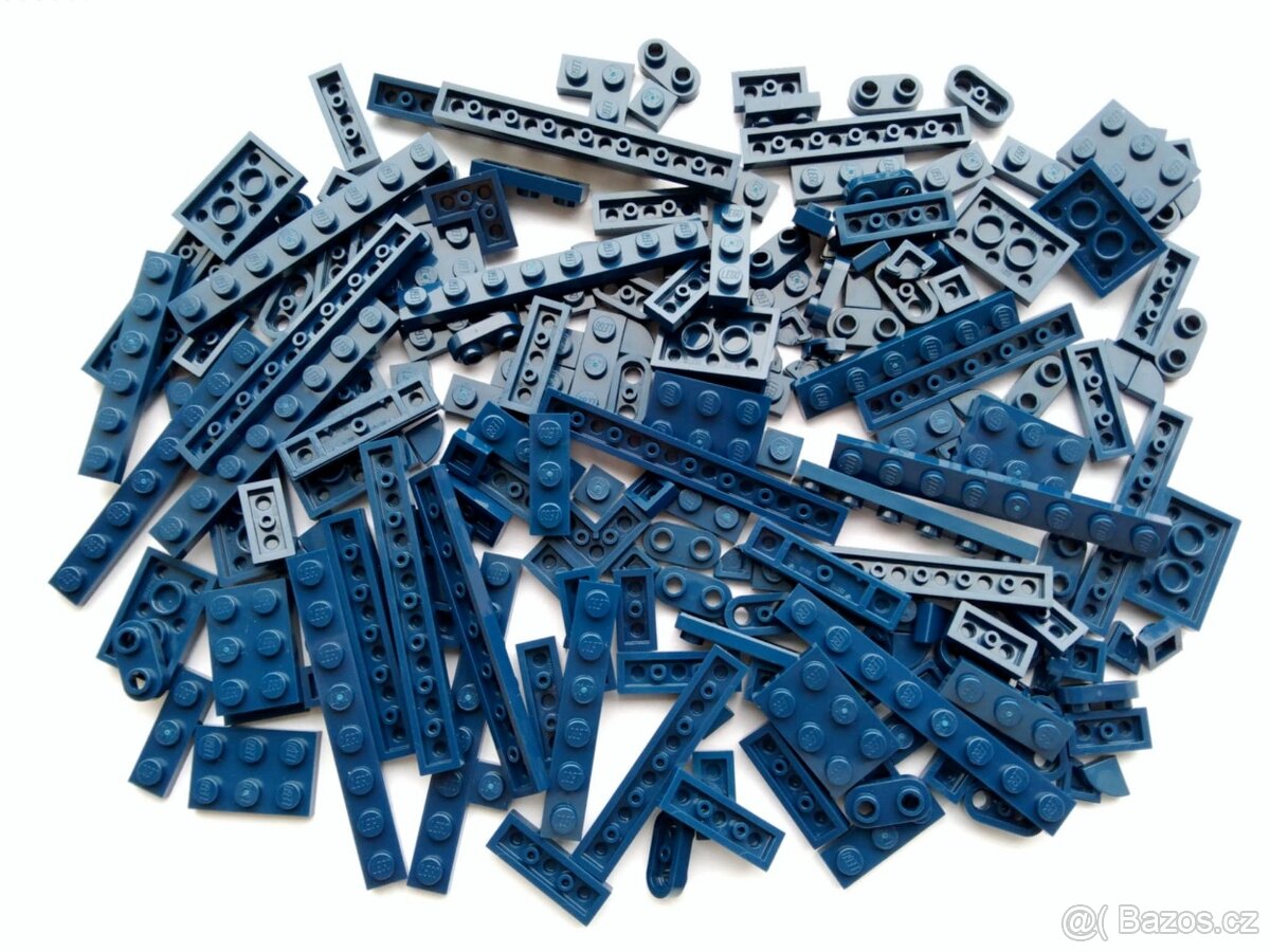 Lego® Originál Diely tmavo modré (ako nové, 200 kusov)