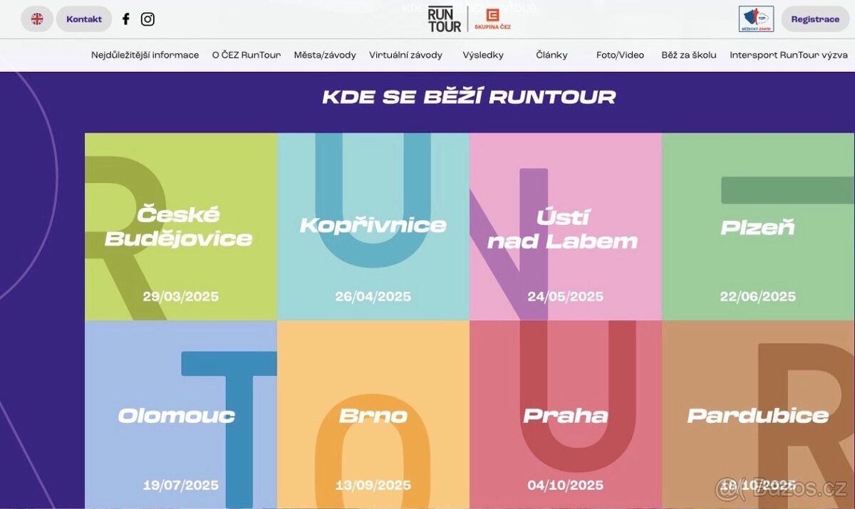 RunTour 2025 - Startovné