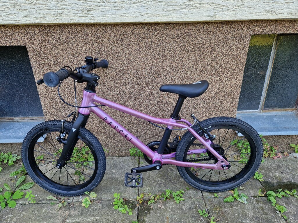 Dětské kolo Rascal 16 růžové
