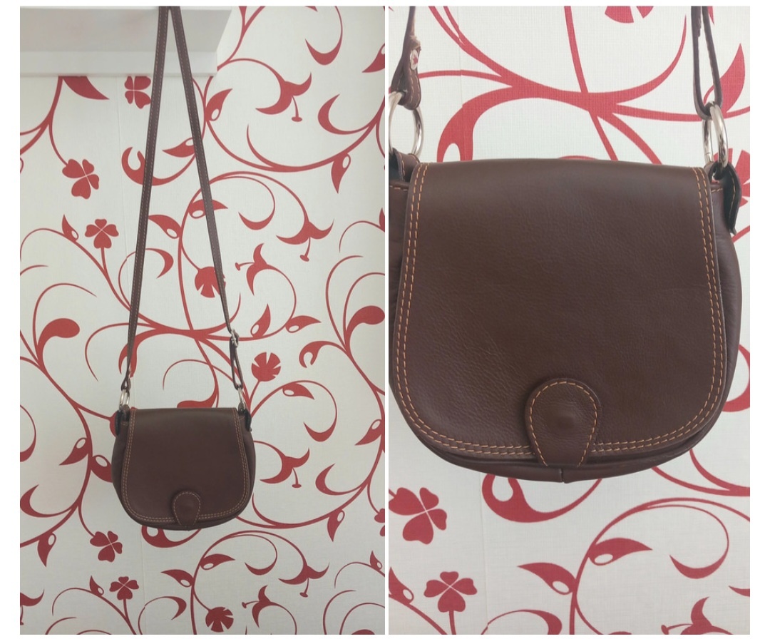Kožená crossbody kabelka